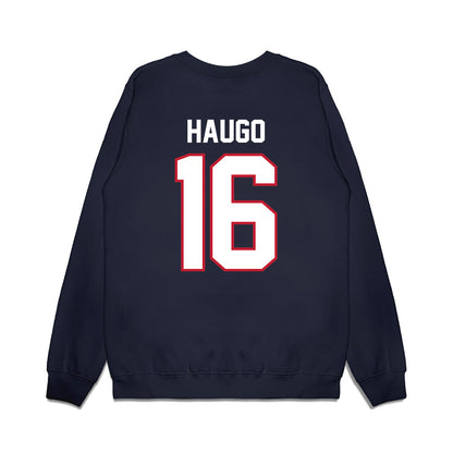 Arizona - NCAA Football : Luke Haugo - Vintage Helmet Premium Crewneck Sweatshirt-1