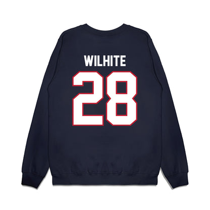 Arizona - NCAA Football : Anthony Wilhite - Vintage Helmet Premium Crewneck Sweatshirt-1