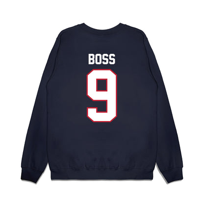Arizona - NCAA Football : Tyrese Boss - Vintage Helmet Premium Crewneck Sweatshirt-1