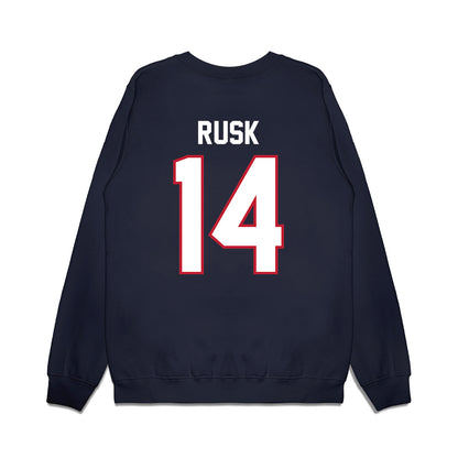 Arizona - NCAA Football : Cole Rusk - Vintage Helmet Premium Crewneck Sweatshirt-1