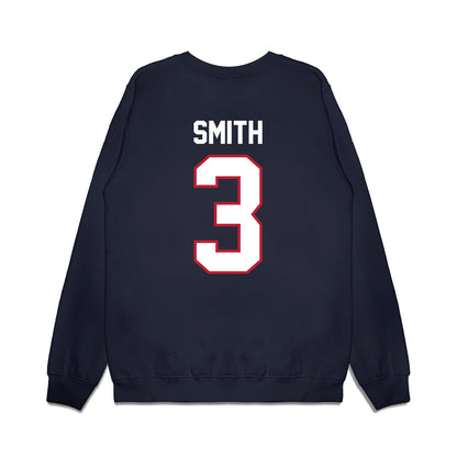 Arizona - NCAA Football : Tre Smith - Vintage Helmet Premium Crewneck Sweatshirt-1