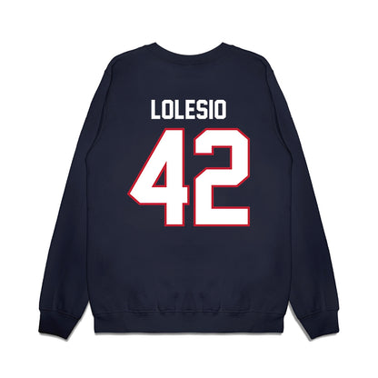 Arizona - NCAA Football : Dominic Lolesio - Vintage Helmet Premium Crewneck Sweatshirt-1