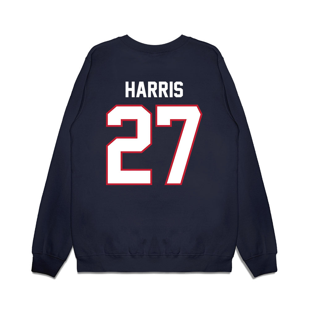 Arizona - NCAA Football : Keytrin Harris - Vintage Helmet Premium Crewneck Sweatshirt-1