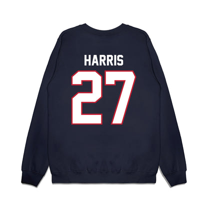 Arizona - NCAA Football : Keytrin Harris - Vintage Helmet Premium Crewneck Sweatshirt-1