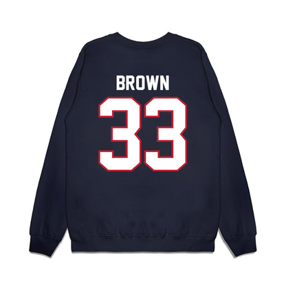 Arizona - NCAA Football : Kason Brown - Vintage Helmet Premium Crewneck Sweatshirt-1