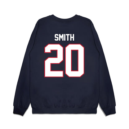 Arizona - NCAA Football : Caleb Smith - Vintage Helmet Premium Crewneck Sweatshirt-1