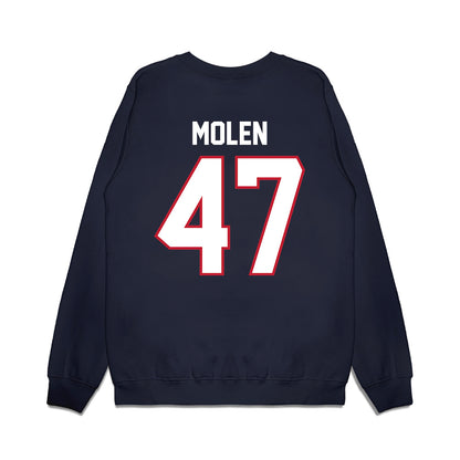 Arizona - NCAA Football : Broden Molen - Vintage Helmet Premium Crewneck Sweatshirt-1