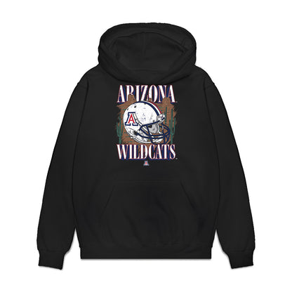 Arizona - NCAA Football : Lee Molette - Vintage Helmet Premium Hooded Sweatshirt-0