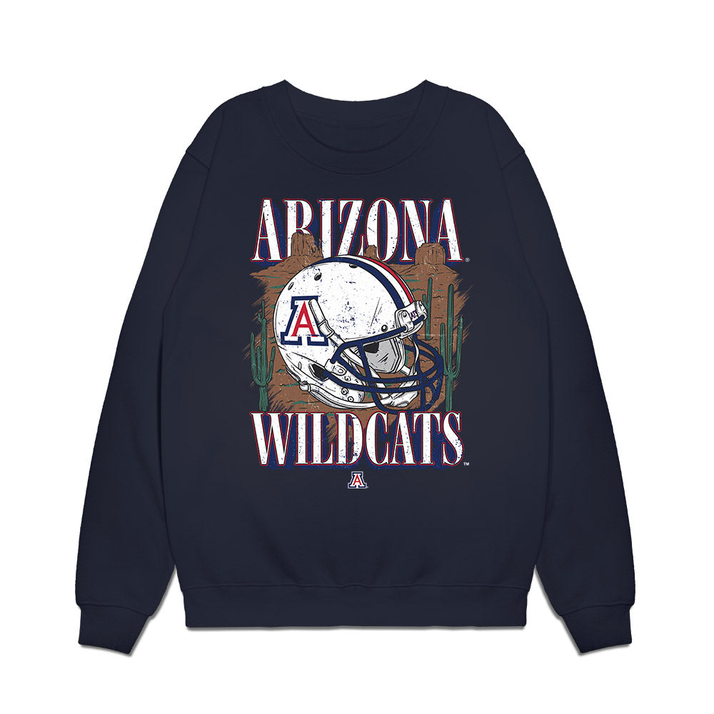 Arizona - NCAA Football : Gavin Hunter - Vintage Helmet Premium Crewneck Sweatshirt-0