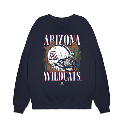 Arizona - NCAA Football : Gavin Hunter - Vintage Helmet Premium Crewneck Sweatshirt-0