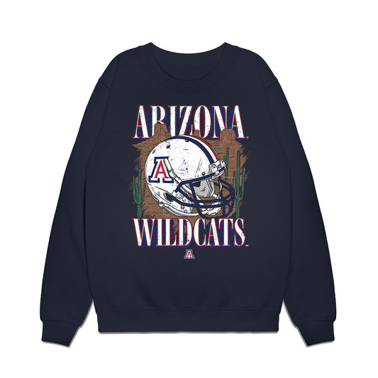 Arizona - NCAA Football : Ismail Mahdi - Vintage Helmet Premium Crewneck Sweatshirt-0