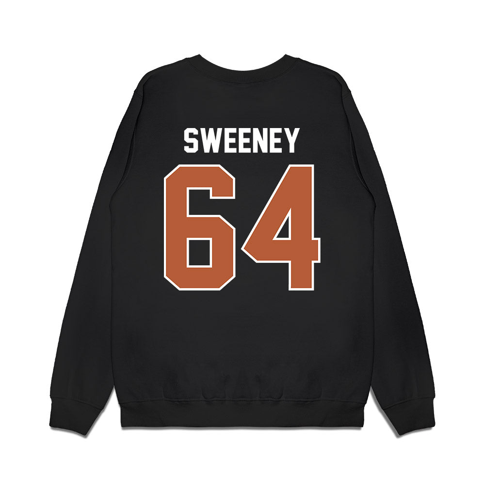 Texas - NCAA Football : Robert Sweeney - Vintage Helmet Premium Crewneck Sweatshirt-1
