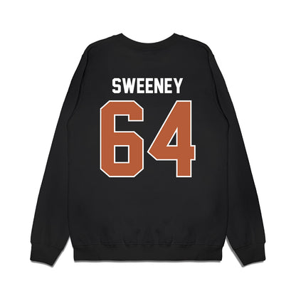 Texas - NCAA Football : Robert Sweeney - Vintage Helmet Premium Crewneck Sweatshirt-1