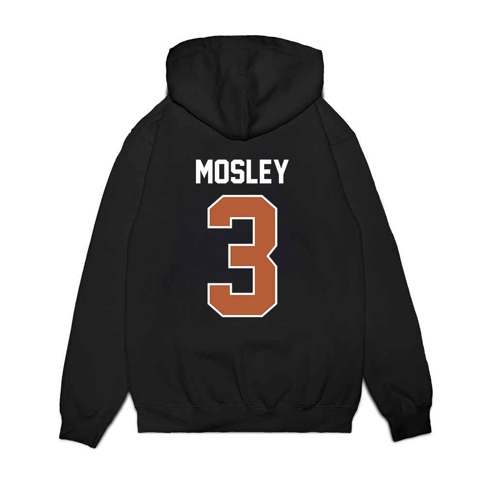 Texas - NCAA Football : Emmett Mosley - Vintage Helmet Premium Hooded Sweatshirt-1