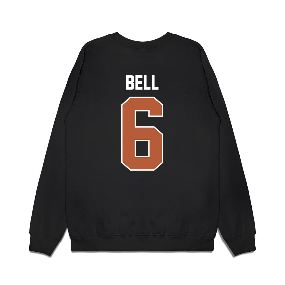 Texas - NCAA Football : Dia Bell - Vintage Helmet Premium Crewneck Sweatshirt-1