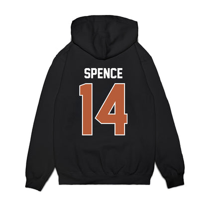 Texas - NCAA Football : Brad Spence - Vintage Helmet Premium Hooded Sweatshirt-1