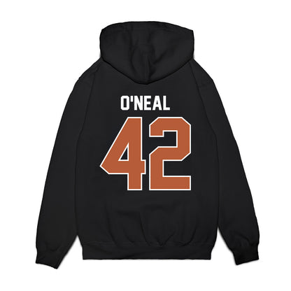 Texas - NCAA Football : Trott O'Neal - Vintage Helmet Premium Hooded Sweatshirt-1