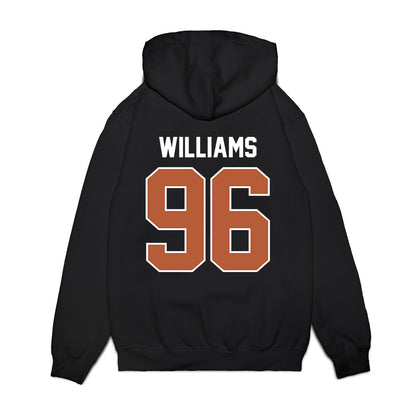 Texas - NCAA Football : Zion Williams - Vintage Helmet Premium Hooded Sweatshirt-1