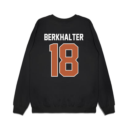 Texas - NCAA Football : Sterling Berkhalter - Vintage Helmet Premium Crewneck Sweatshirt-1