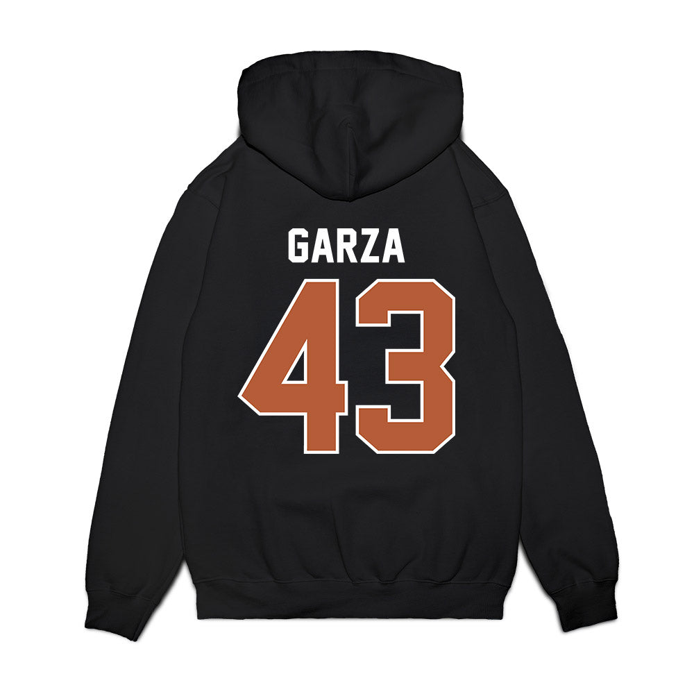 Texas - NCAA Football : Eric Garza - Vintage Helmet Premium Hooded Sweatshirt-1