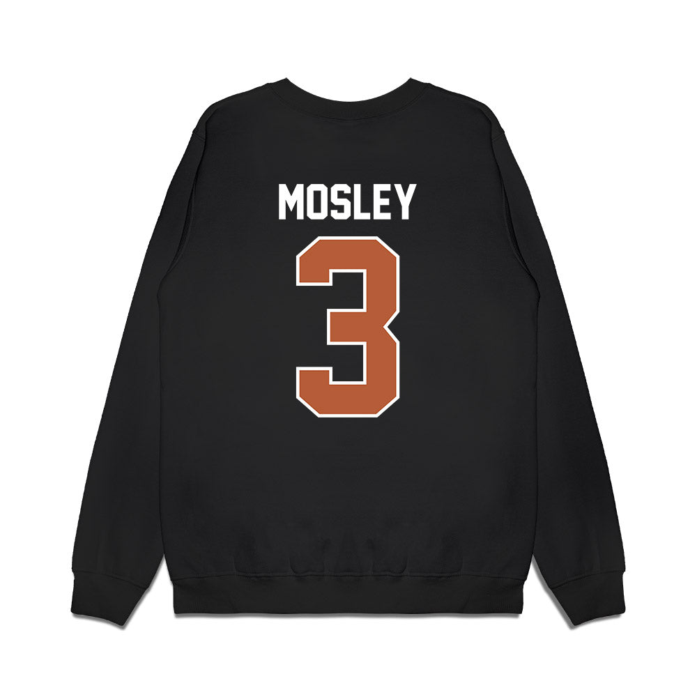 Texas - NCAA Football : Emmett Mosley - Vintage Helmet Premium Crewneck Sweatshirt-1