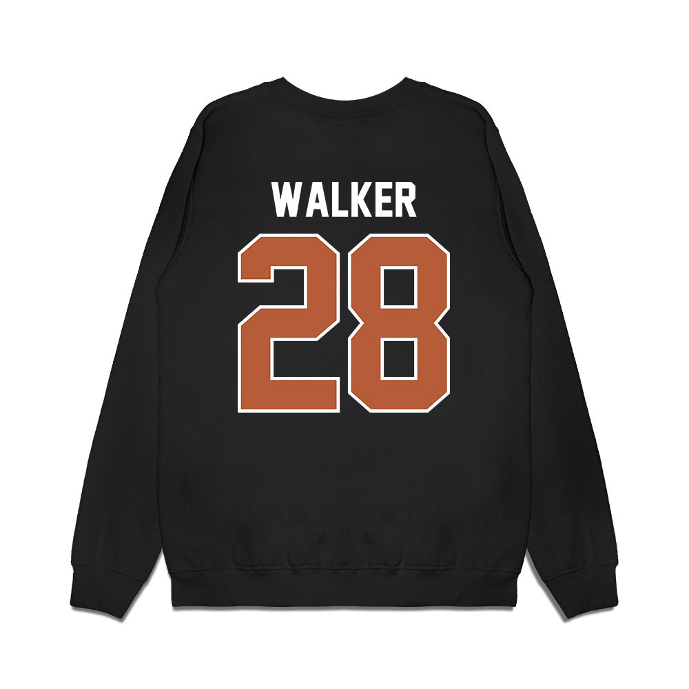 Texas - NCAA Football : Jett Walker - Vintage Helmet Premium Crewneck Sweatshirt-1