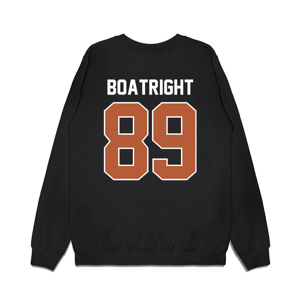 Texas - NCAA Football : Ty Boatright - Vintage Helmet Premium Crewneck Sweatshirt-1