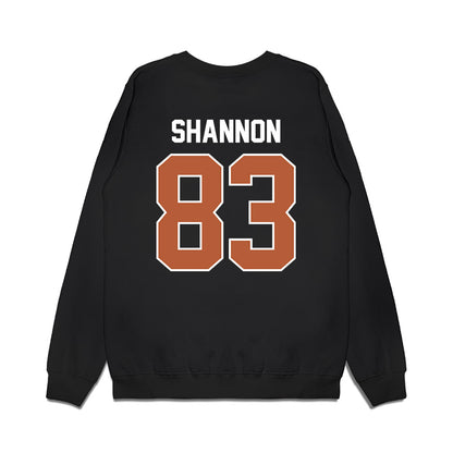 Texas - NCAA Football : Spencer Shannon - Vintage Helmet Premium Crewneck Sweatshirt-1