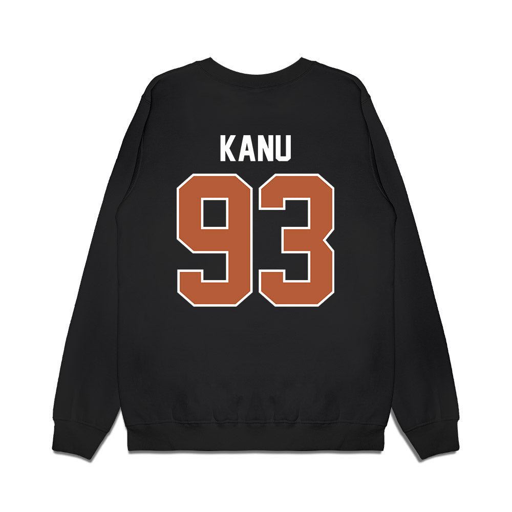 Texas - NCAA Football : Hero Kanu - Vintage Helmet Premium Crewneck Sweatshirt-1