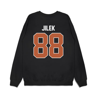 Texas - NCAA Football : Charlie Jilek - Vintage Helmet Premium Crewneck Sweatshirt-1