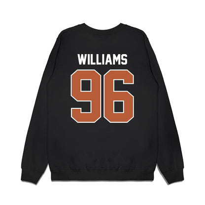 Texas - NCAA Football : Zion Williams - Vintage Helmet Premium Crewneck Sweatshirt-1