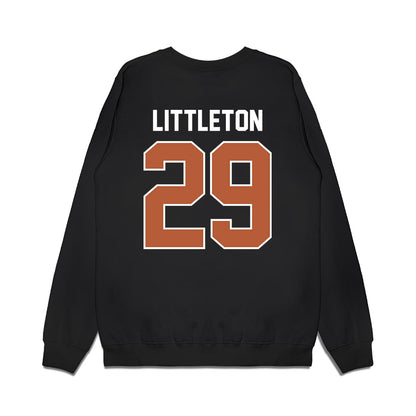 Texas - NCAA Football : Graceson Littleton - Vintage Helmet Premium Crewneck Sweatshirt-1