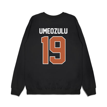 Texas - NCAA Football : Zina Umeozulu - Vintage Helmet Premium Crewneck Sweatshirt-1