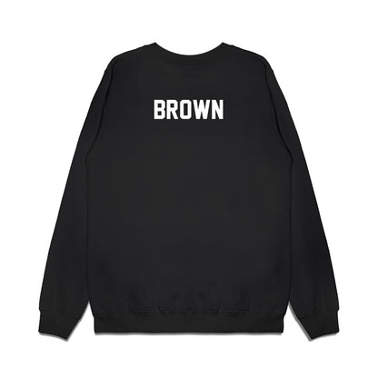 Texas - NCAA Football : Raleek Brown - Vintage Helmet Premium Crewneck Sweatshirt-1