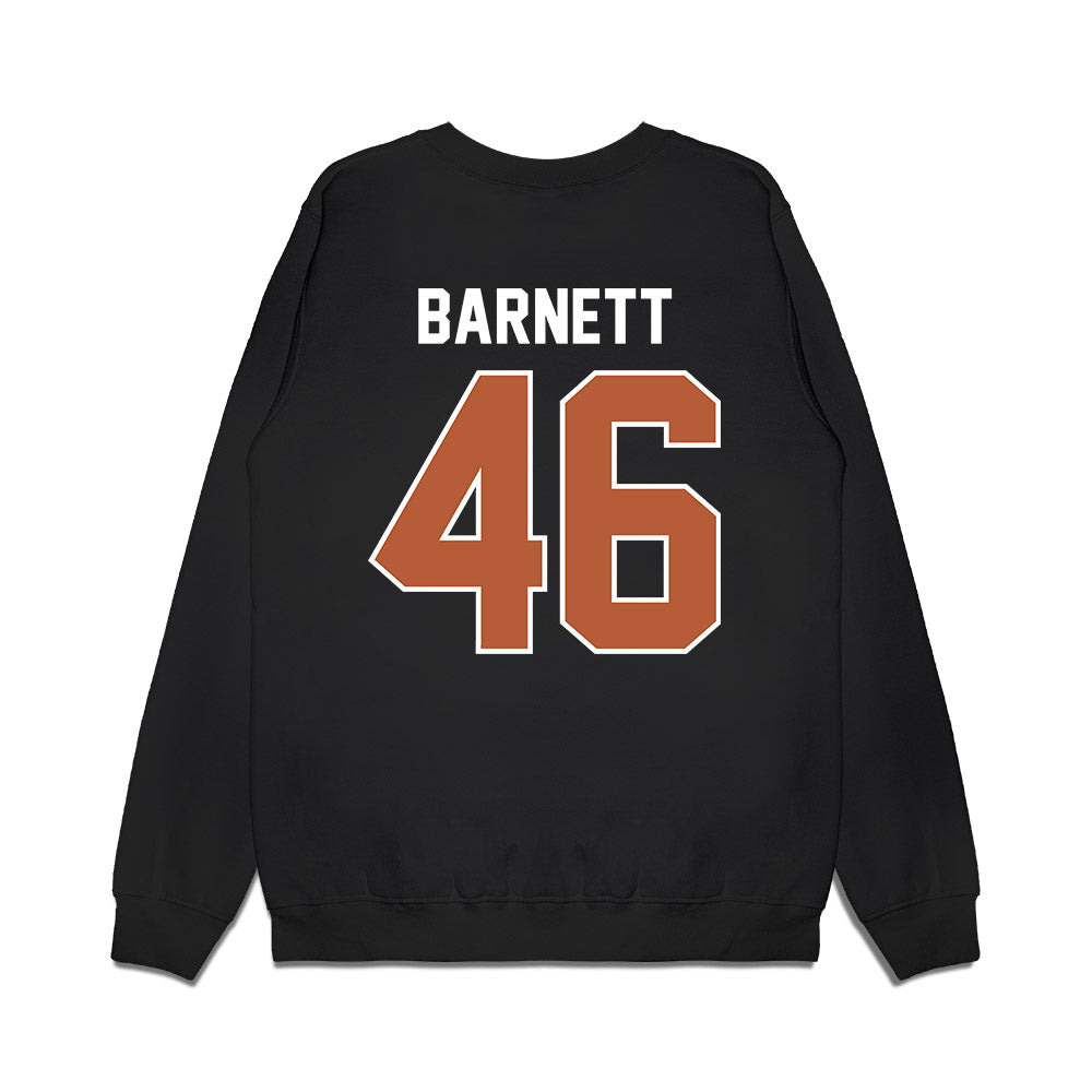 Texas - NCAA Football : Spencer Barnett - Vintage Helmet Premium Crewneck Sweatshirt-1