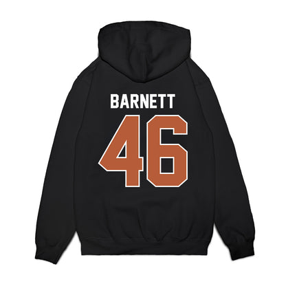 Texas - NCAA Football : Spencer Barnett - Vintage Helmet Premium Hooded Sweatshirt-1