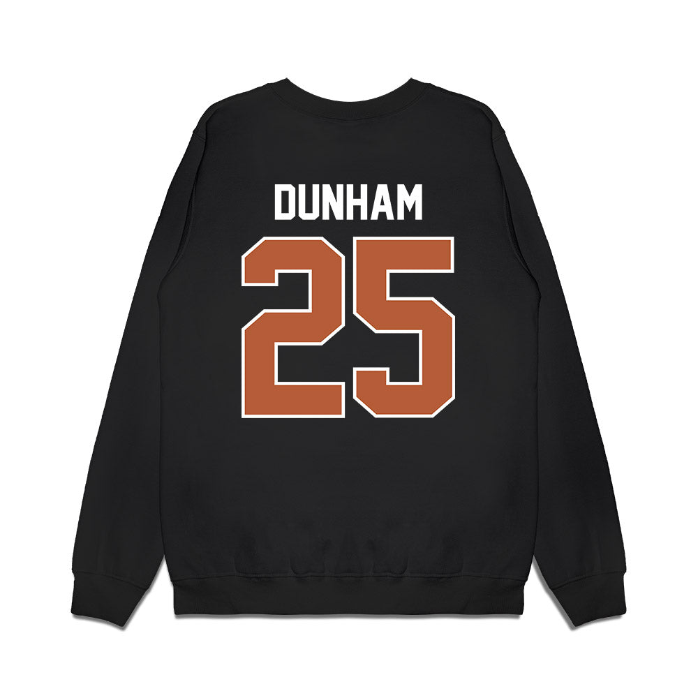 Texas - NCAA Football : Luke Dunham - Vintage Helmet Premium Crewneck Sweatshirt-1