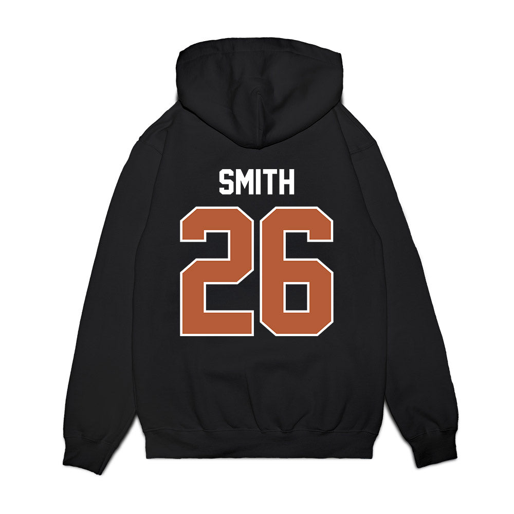Texas - NCAA Football : TyAnthony Smith - Vintage Helmet Premium Hooded Sweatshirt-1