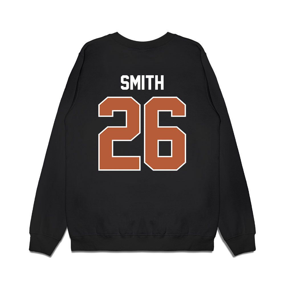 Texas - NCAA Football : TyAnthony Smith - Vintage Helmet Premium Crewneck Sweatshirt-1