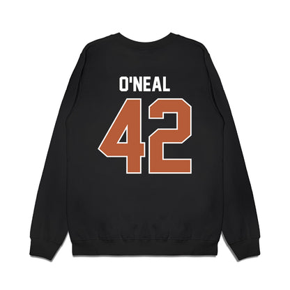Texas - NCAA Football : Trott O'Neal - Vintage Helmet Premium Crewneck Sweatshirt-1