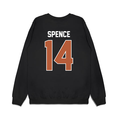 Texas - NCAA Football : Brad Spence - Vintage Helmet Premium Crewneck Sweatshirt-1