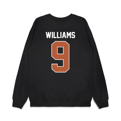 Texas - NCAA Football : Jonah Williams - Vintage Helmet Premium Crewneck Sweatshirt-1