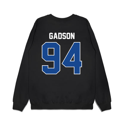 Kentucky - NCAA Football : Tavion Gadson - Vintage Helmet Premium Crewneck Sweatshirt-1