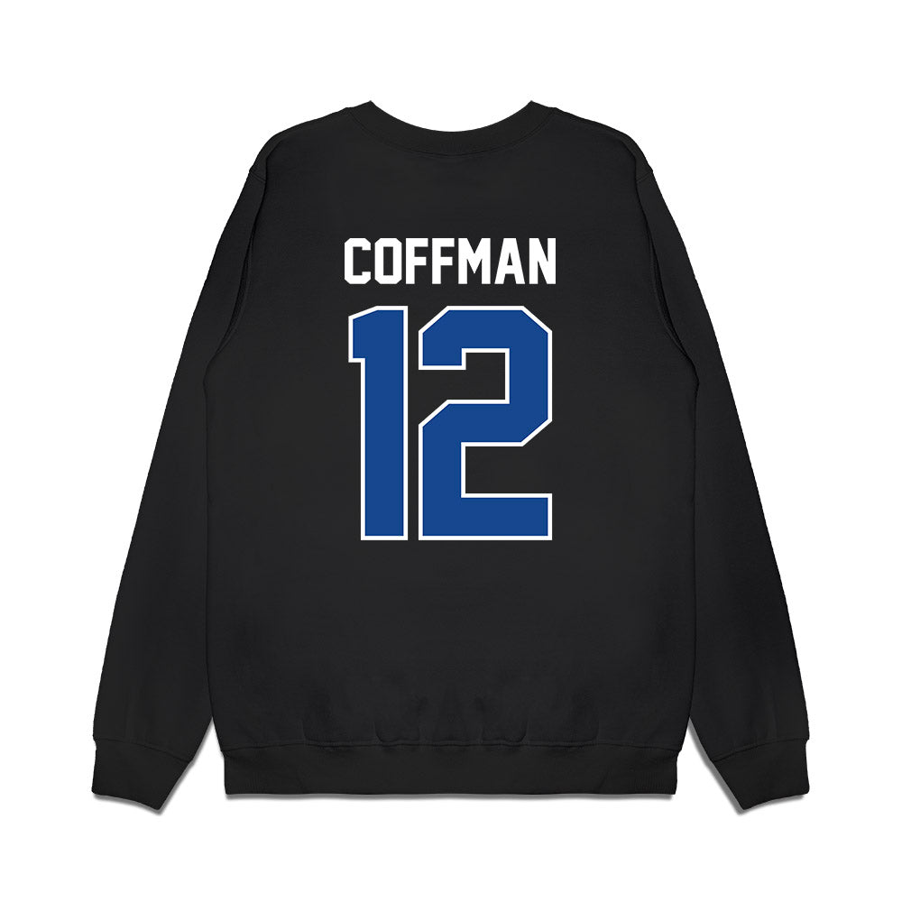 Kentucky - NCAA Football : Brock Coffman - Vintage Helmet Premium Crewneck Sweatshirt-1