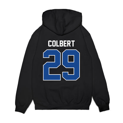 Kentucky - NCAA Football : Jordan Colbert - Vintage Helmet Premium Hooded Sweatshirt-1
