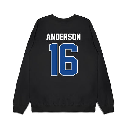 Kentucky - NCAA Football : Jesse Anderson - Vintage Helmet Premium Crewneck Sweatshirt-1