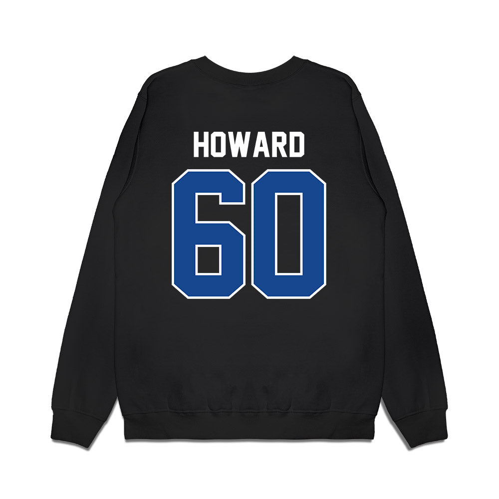 Kentucky - NCAA Football : Mason Howard - Vintage Helmet Premium Crewneck Sweatshirt-1
