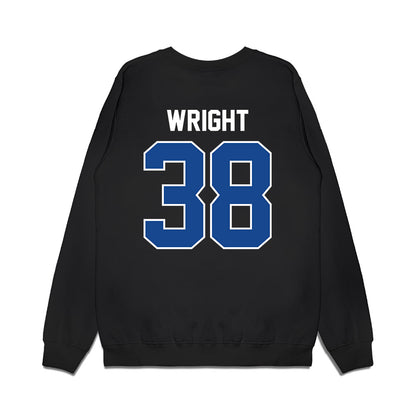 Kentucky - NCAA Football : Tyler Wright - Vintage Helmet Premium Crewneck Sweatshirt-1