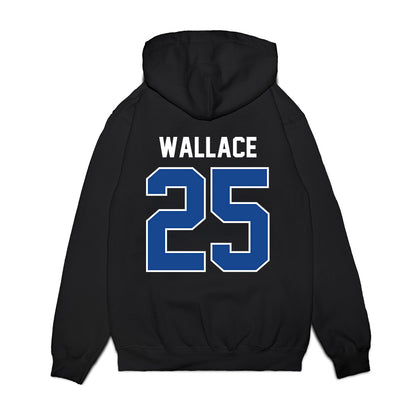 Kentucky - NCAA Football : Tavion Wallace - Vintage Helmet Premium Hooded Sweatshirt-1