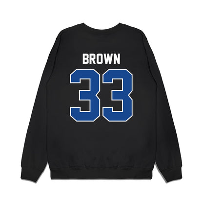 Kentucky - NCAA Football : Sam Brown - Vintage Helmet Premium Crewneck Sweatshirt-1